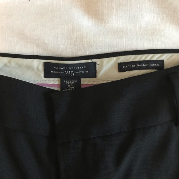 Banana Republic Pants - Banana Republic Suiting Pants 👖 Black Size 6 P Banana Republic Pants - Banana Republic Suiting Pants 👖 Black Size 6 P